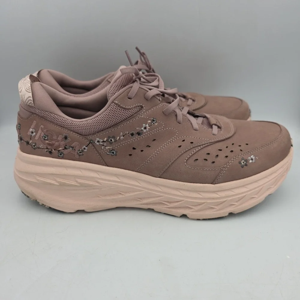Hoka x Anthropologie Vibrant Bloom U Bondi Sneakers Shoes Mens 14/Womans 15